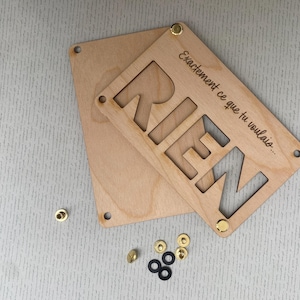 Carte en bois découpée au laser - Offrir de l'argent de manière originale - Cadeau d'anniversaire & Noël image 4