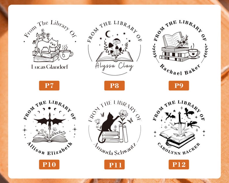 Personalized Book Embosser/Custom Book Embosser/From The Library Of Book Embosser/Library Embosser/Ex libris Embosser Stamp/Book Lover Gifts