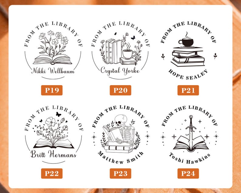 Personalized Book Embosser/Custom Book Embosser/From The Library Of Book Embosser/Library Embosser/Ex libris Embosser Stamp/Book Lover Gifts