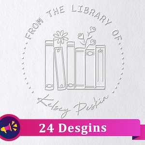 Grabador de libros personalizado/Grabador de libros personalizado/Grabador de libros de la biblioteca/Grabador de biblioteca/Ex Libris/Regalo para amantes de los libros