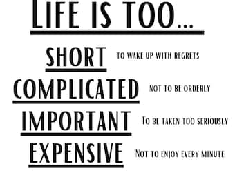 La vida es...