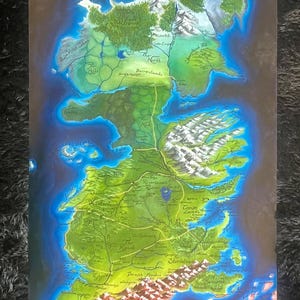Plakat z obrazami olejnymi Westeros