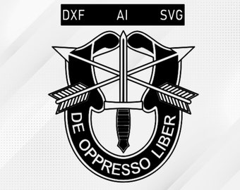 Mike FORCE: アメリカ陸軍特殊部隊ベトナム戦争部隊ロゴ デカール