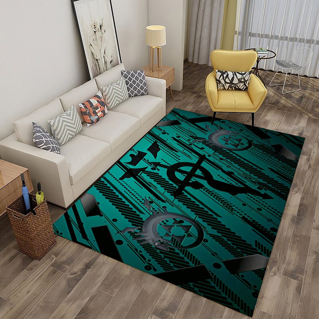 Transmutation Circle Rugfull Metal Rug Alchemist - Etsy