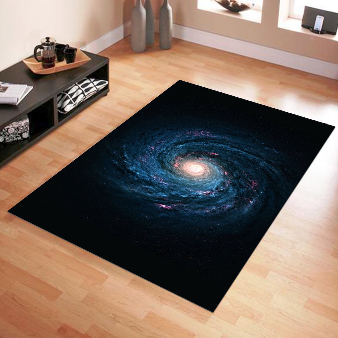 Space Rug , Universe,planet Rug, Milky Way , Black Hole Rug, Multicolor ...
