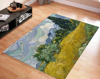 ALAZA Van Gogh Starry Sky Watercolor Non-Slip Area Rug Carpet Doormat for Kitchen Entryway Living Room Bedroom Sofa Bath 1'7 x 3'3 39x 20 ALAZA Van Gogh Starry Sky Watercolor Non-Slip Area Rug Carpet Doormat for Kitchen Entryway Living Room Bedroom Sofa Bath 1'7 x 3'3 39x 20