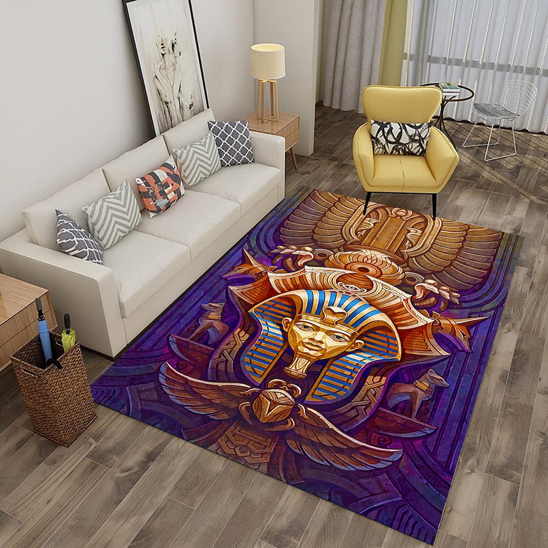 Wegyptian Rug Egyptian Rugegyptian King Rugancient Ruground Rugcustom - Etsy