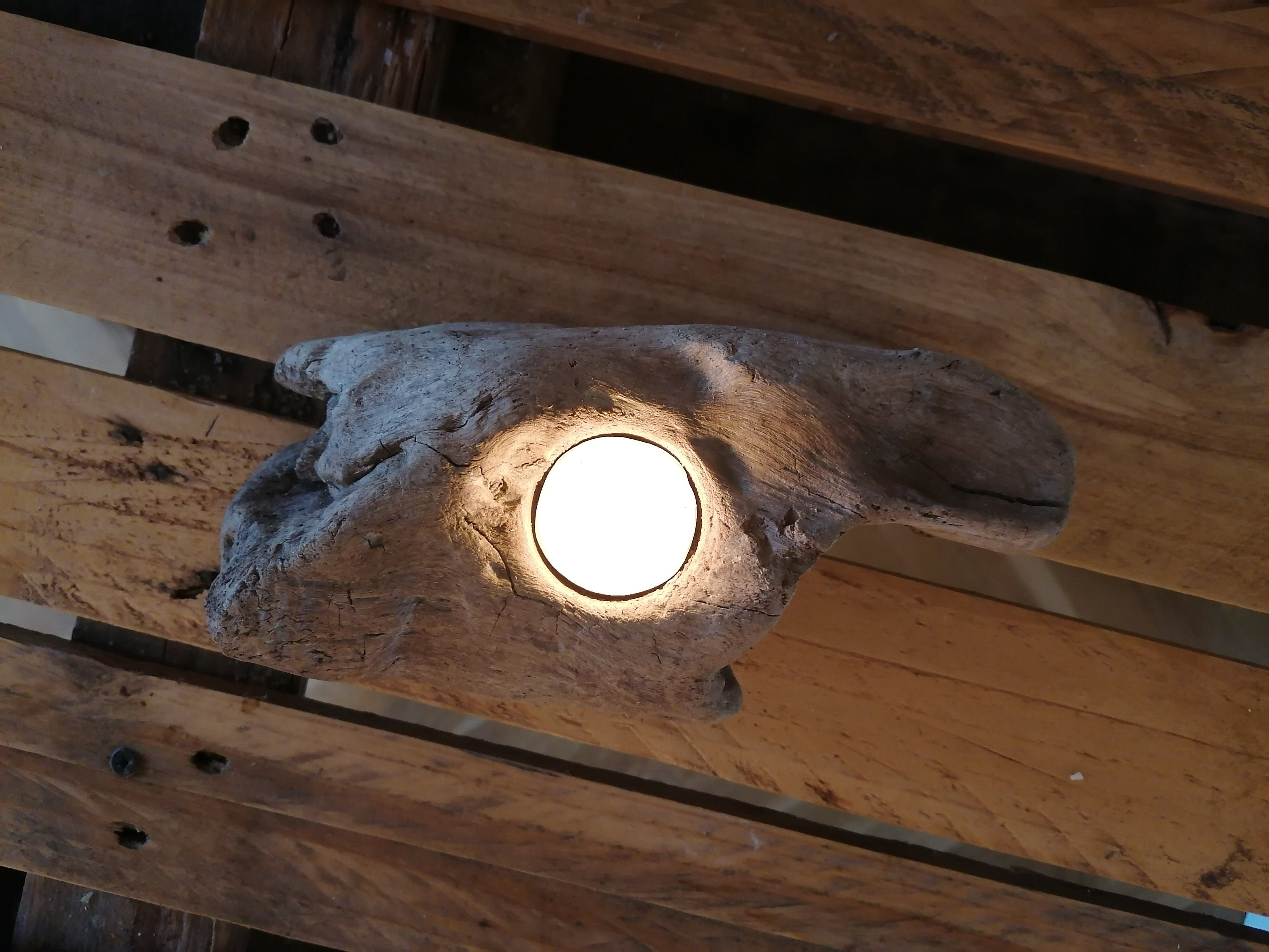 Bougeoir Bois Flotté