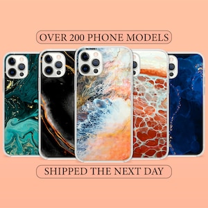 Colorful Marble Phone Case, Elegant Fancy Chic Gold Marble Pattern Cover for iPhone 14 13 15 16 Pro Max Samsung S23 S24 A13 A03 Xiaomi 72
