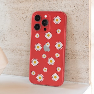 Daisy Flower iPhone Case, Yellow Minimalistic Cute Floral Samsung Cover, Aesthetic Girly Xiaomi Skin, Pro Plus Ultra Lite Mini Max Note 64