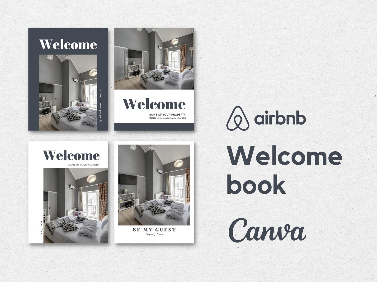 Airbnb Welcome Guide Template, Welcome Book Canva Template, VRBO Rental ...