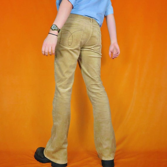 Vintage Corduroy Flared Jeans CALVIN KLEIN CK Bootcut… Gem