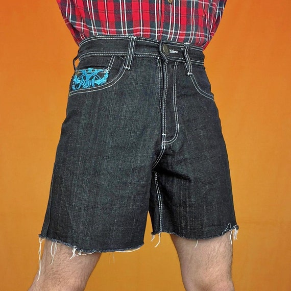 Vintage Southpole Denim Jorts Jean Shorts Baggy Hip Hop