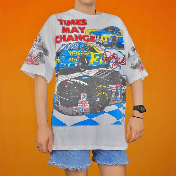 vintage dale earnhardt wrangler shirt