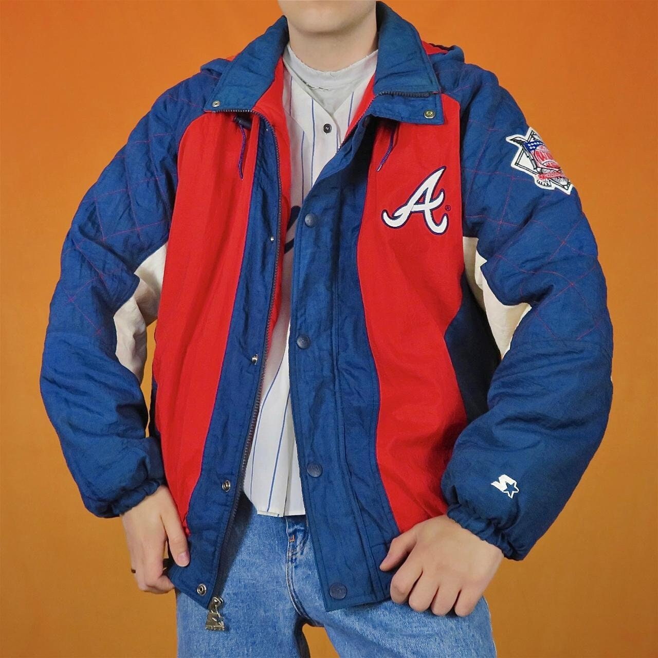 Rare Atlanta Braves Pro Player (XL) – Retro Windbreakers