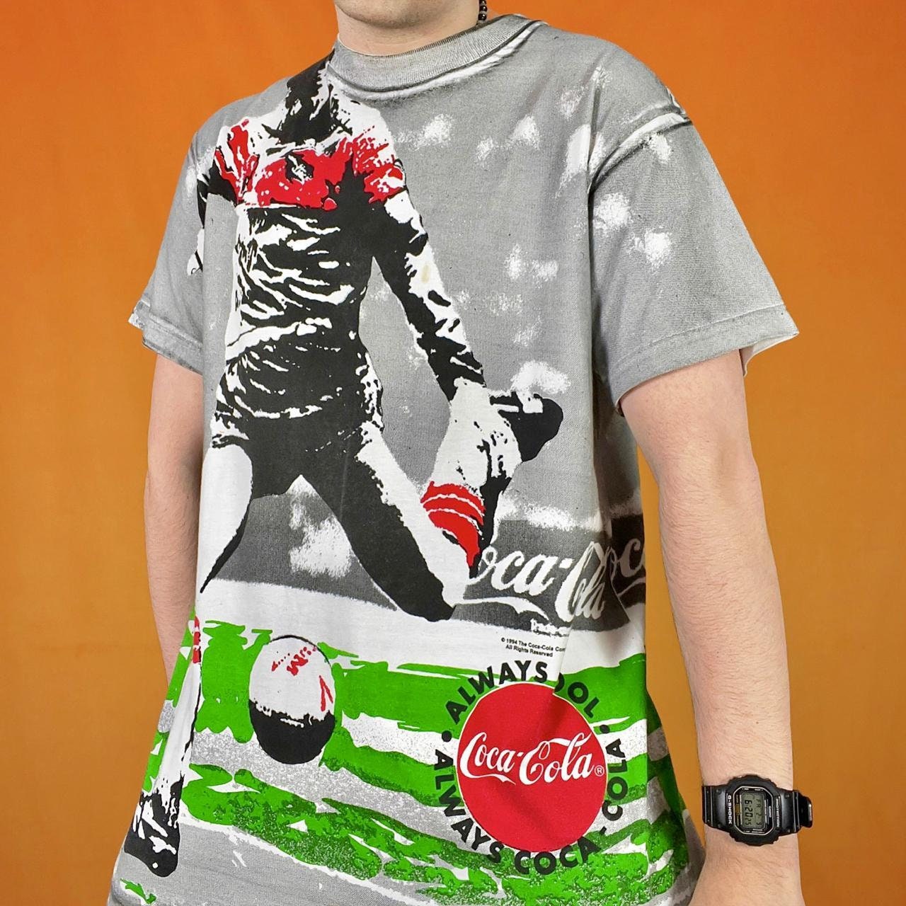 ヴィンテージ 1994 ワールドカップ コカコーラ Tシャツ フットボール 