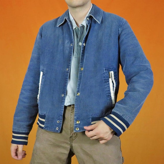 COACH Varsity Jacket in Blue for Men