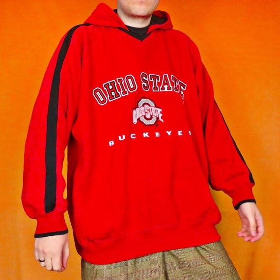 Vintage Ohio State Buckeyes Hooded Sweatshirt LEE… - image 4