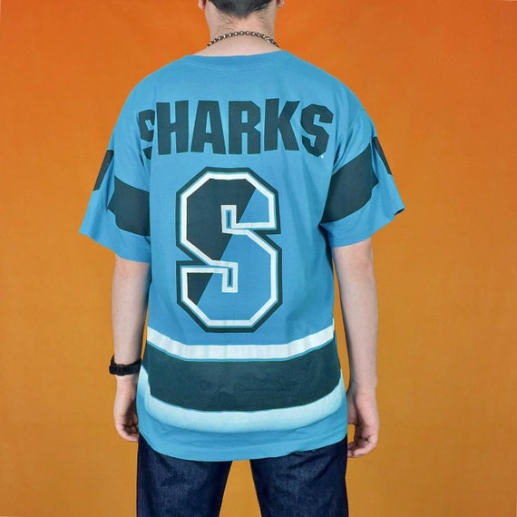 Vintage San Jose Sharks T-shirt Salem Sportswear NHL