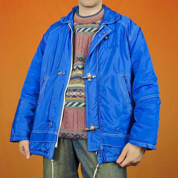 Vintage Australia Windbreaker Jacket Retro Fireman Duffle Parka