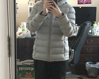 silver grey cropped jacket