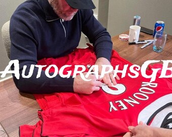 Wayne Rooney Signed Number 8 Shirt - Etsy