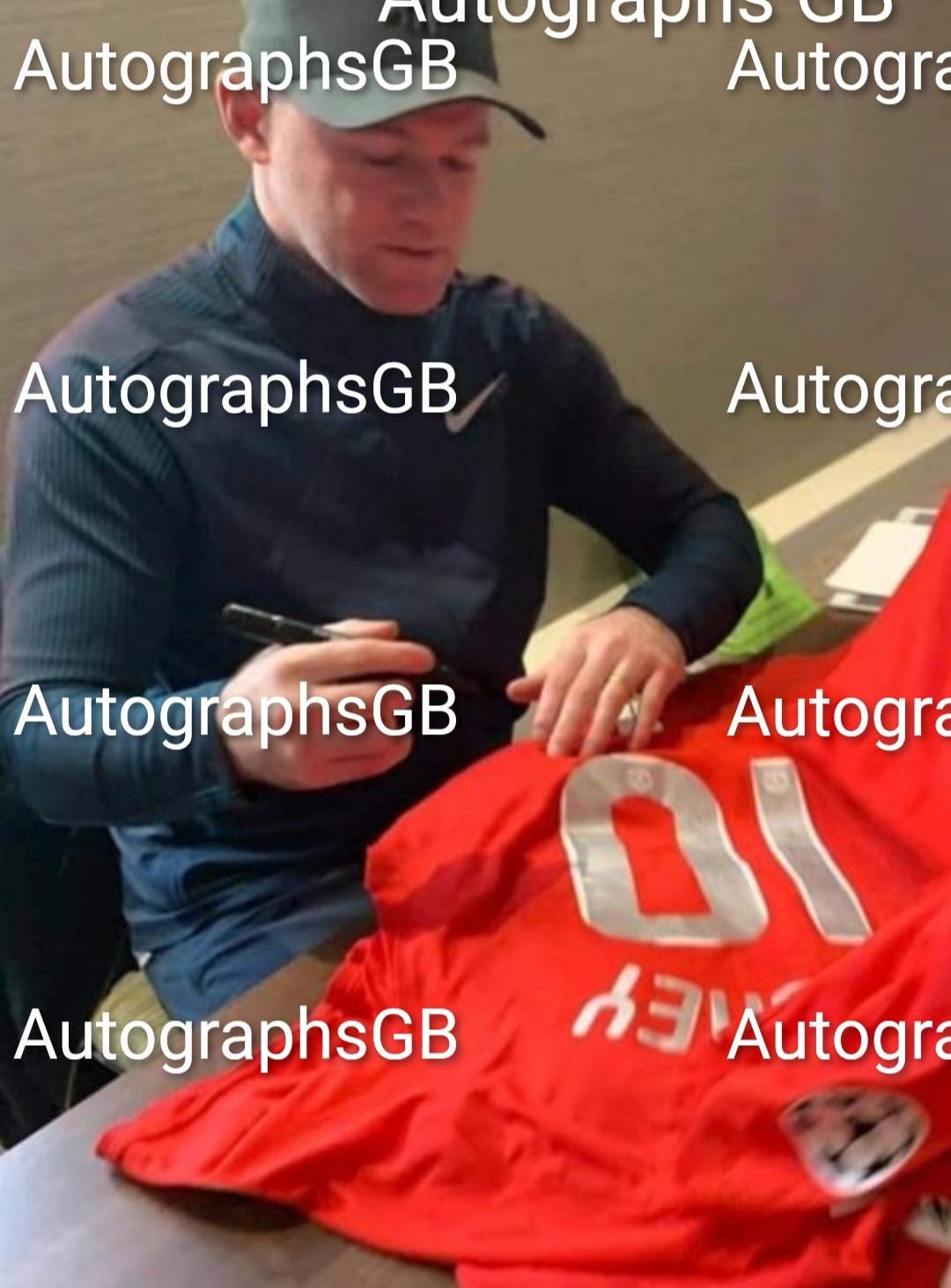 Rooney様 Wayne Rooney 2008 Champions League Signed Football Shirt