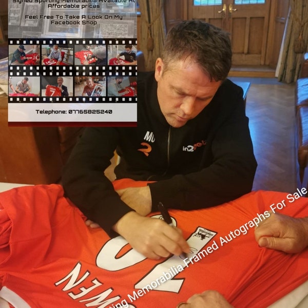 Le maillot de Liverpool signé Michael Owen