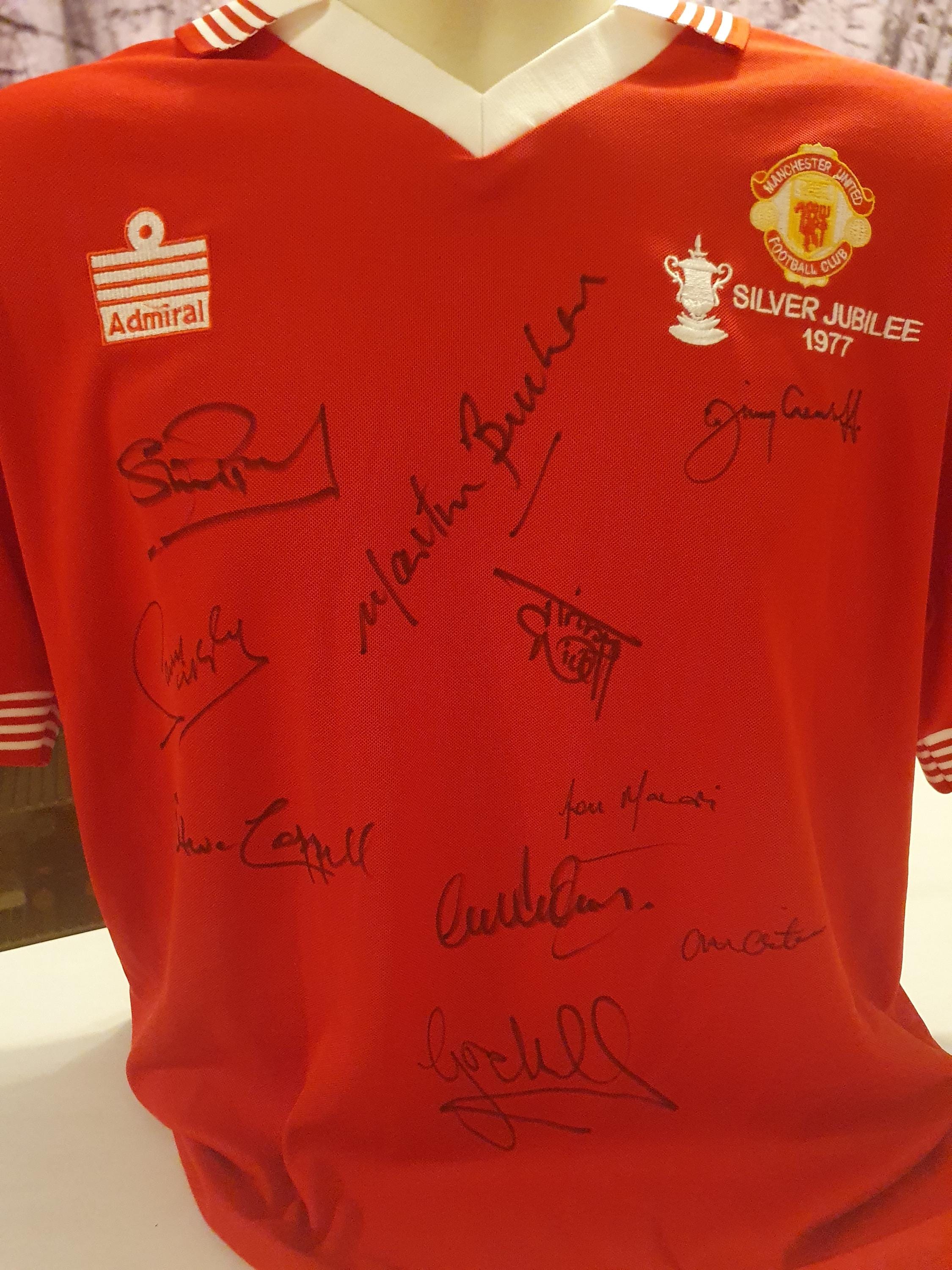 Admiral Shirt Man United 1977 Shirt MANCHESTER UNITED STYLE 1976-1977-1978-1979 Admiral Away Football