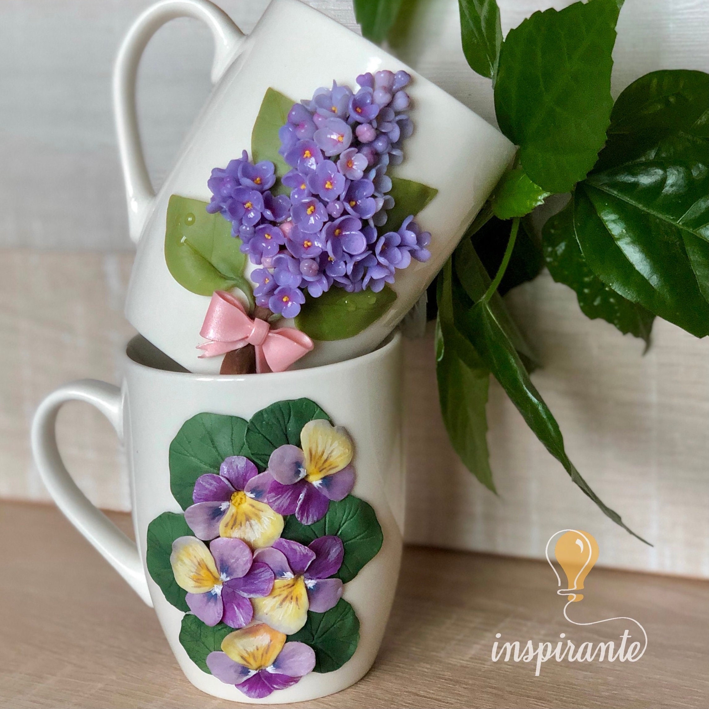 ムスティエ ヴァラージュ 小さなお花柄のお皿 φ22cm C