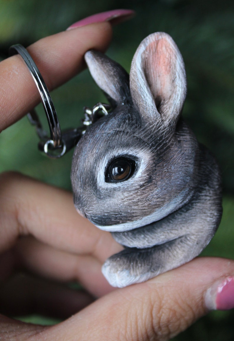 Custom Pet Keychain Polymer Clay Dog Sculpture Pet Memorial Etsy