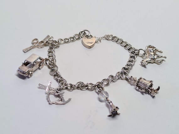 VINTAGE ヴィンテージ doubleチェーンブレスレット sterling 925 Sterling Silver Vintage Double Cable Link Bracelet 6 3/4