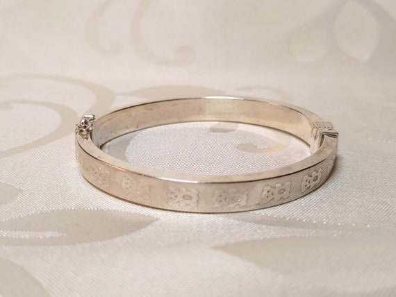 古い 熊？ STERLING 在印 銀製品 バングル？ バングル ヴィンテージの