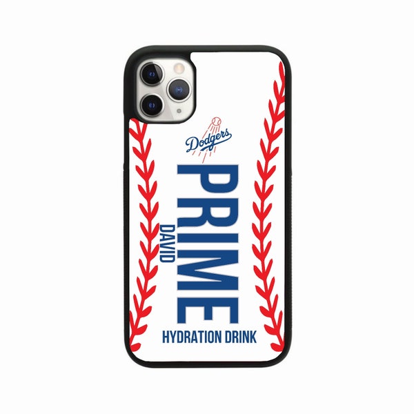 Personalised Prime Hydration Energy iPhone Samsung Case | Trending Energy Drink Brand | Various Models | LA Dodgers