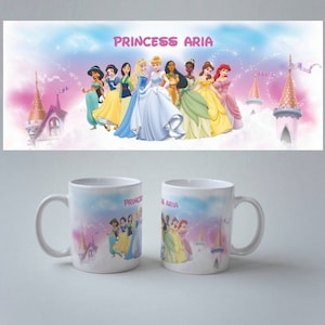 Personalised Disney Princesses Mugs