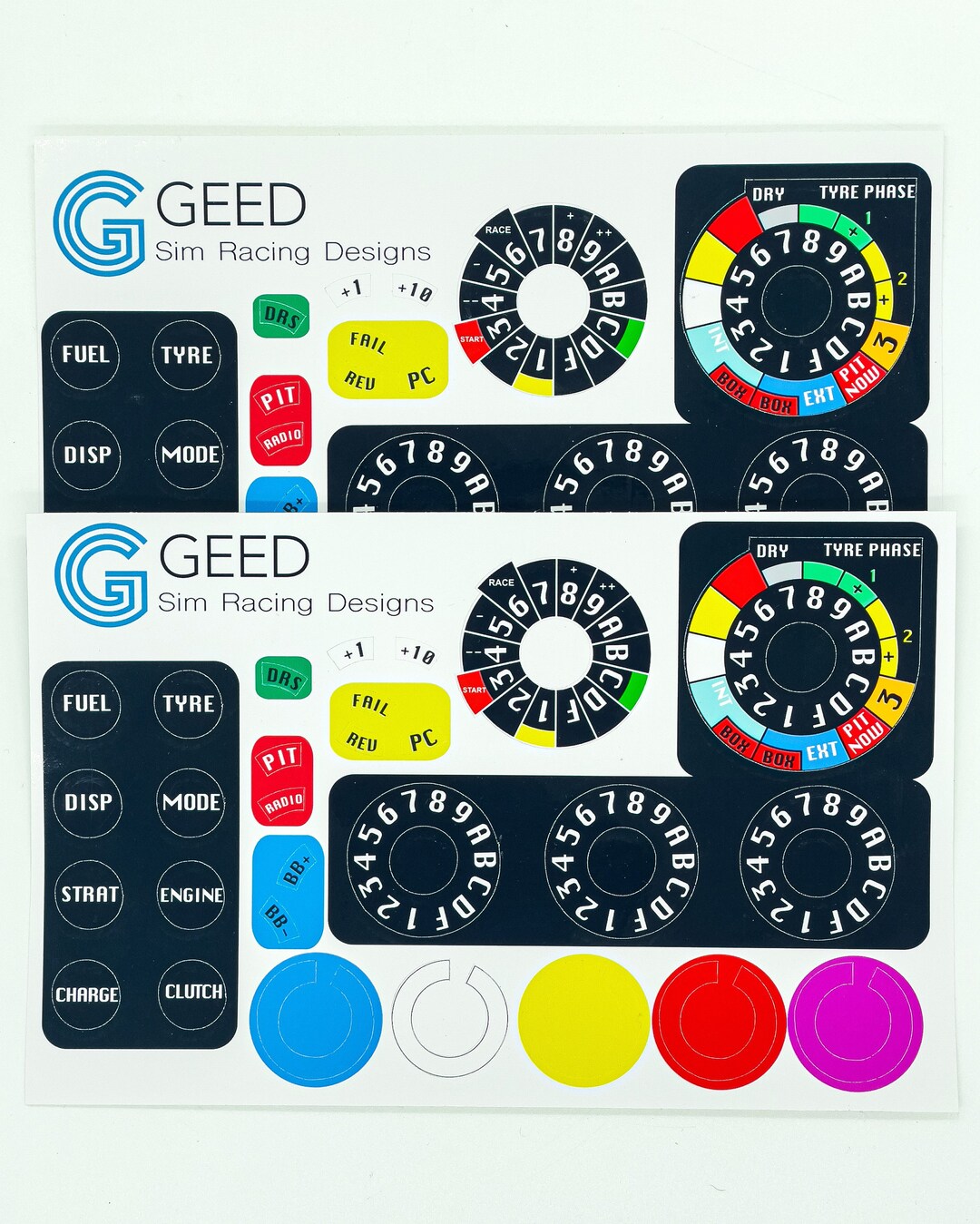 Red Bull F1 Steering Wheel Stickers - Etsy