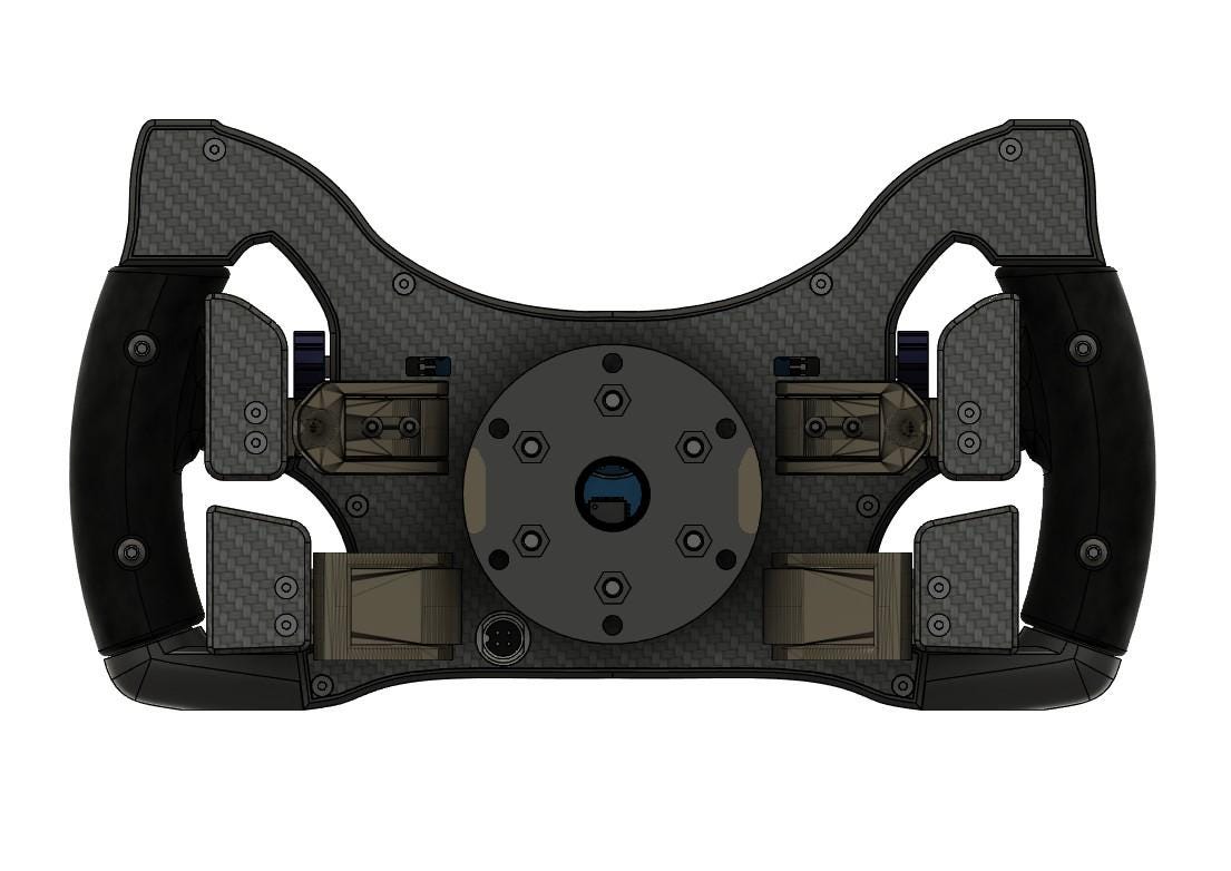 Williams F1 Steering Wheel 3D Model: Sim Racing DIY Project