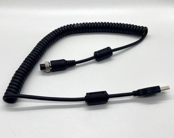Kabel spiralny USB do GX12 do Simracing POKORNYI