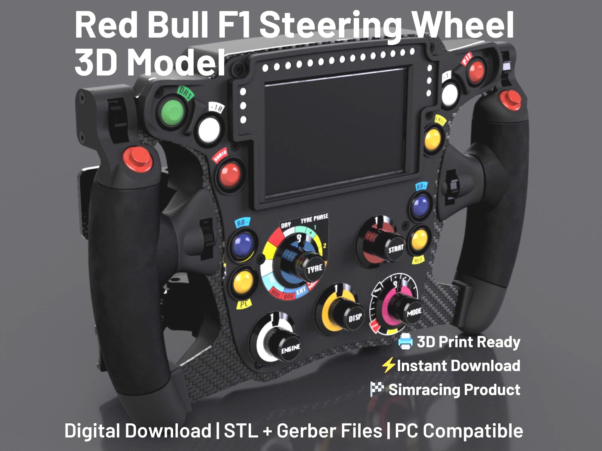 Red Bull F1 Steering Wheel for PC Sim racing - Etsy 日本