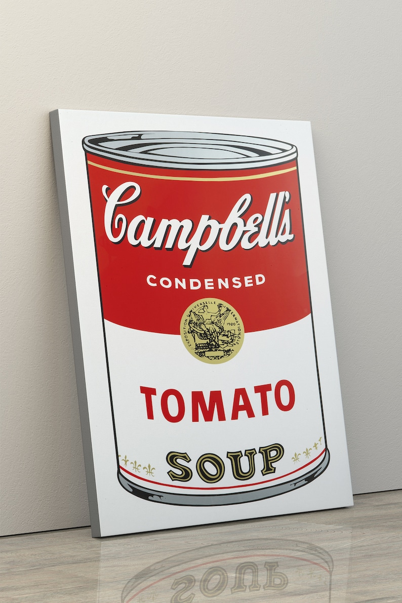 Framed Art Andy Warhol Tomato Soup Pop Art Poster, Andy Warhol Tomato ...