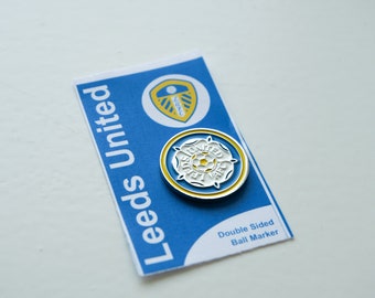 Leeds Utd Double Sided Magnetic Golf Ball Marker