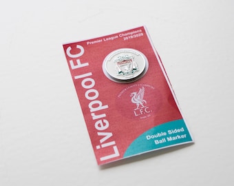 Liverpool Double Sided magnetic Golf Ball Marker/ Premier League Champions