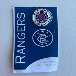 Marcador de pelota de golf, Rangers, doble cara.