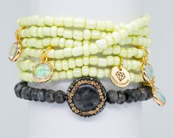 Soleado verde lima pastel