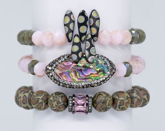 Oliva polvoriento Rosa brillante