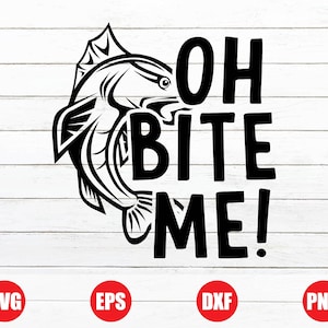 Anzuelo Svg, Archivos Svg para Cricut, Pesca divertida Svg, Archivo de corte Svg, Cotizaciones de pesca Svg, Archivos Svg de pesca, Muérdeme Diseño Svg