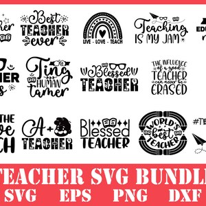 Escola Svg | Vida do Professor Svg | Ensino Svg | Arquivos SVG para Cricut | Professor Png | Pacote Svg para professores | Melhor Professor Svg | Alunos Svg