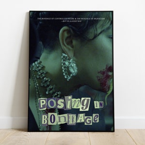 DOWNLOADABLE Japanese Breakfast &#39;Posing in Bondage&#39; Music Poster