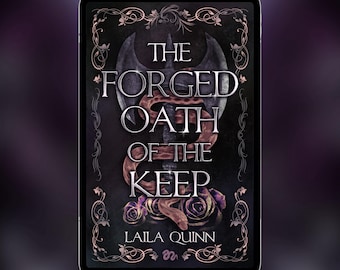 NO AI - Premade Dark Fantasy Book Cover, The Forged Oath