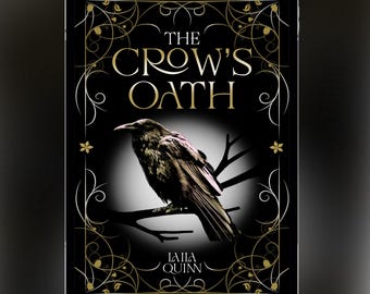 NO AI - Premade Fantasy Book Cover, Raven Art, Ebook & Paperback